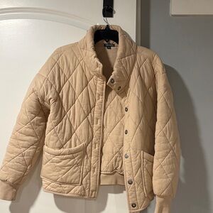 Wild Fable Quilted Tan Jacket